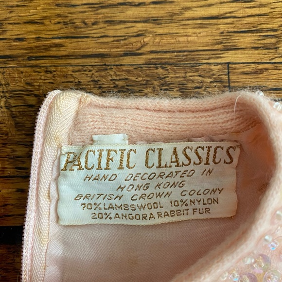 Vintage Wool Sleeveless Sweater with sequins - Picture 3 of 3